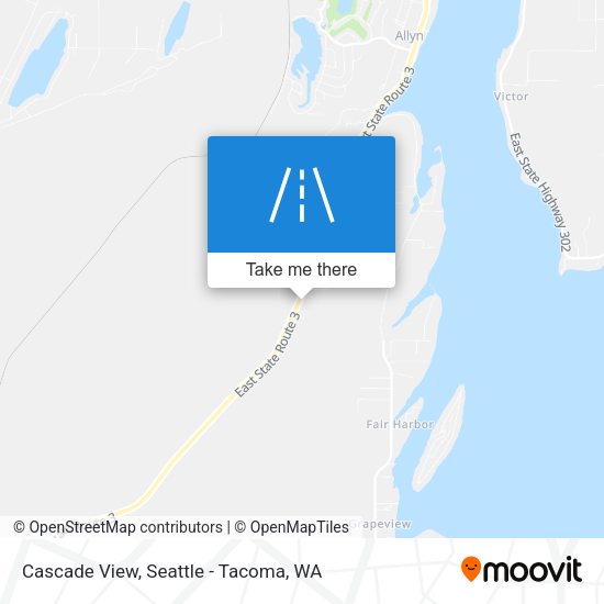 Cascade View map