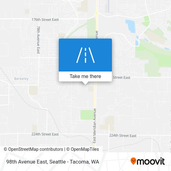 Mapa de 98th Avenue East