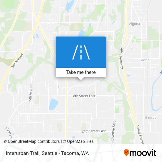 Interurban Trail map