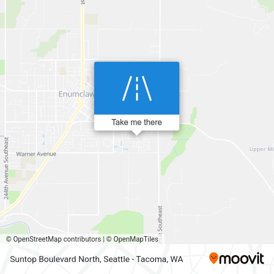 Suntop Boulevard North map
