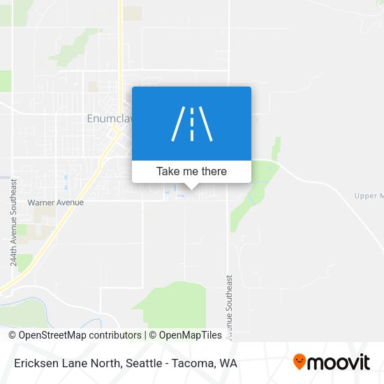 Ericksen Lane North map