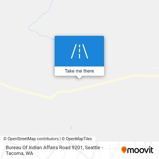 Bureau Of Indian Affairs Road 9201 map