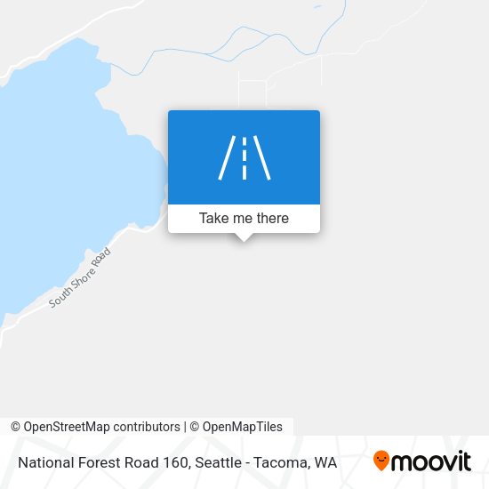 National Forest Road 160 map