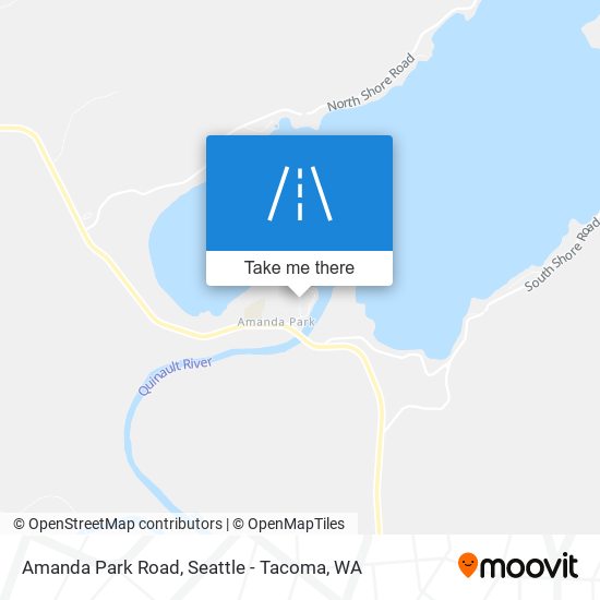 Amanda Park Road map