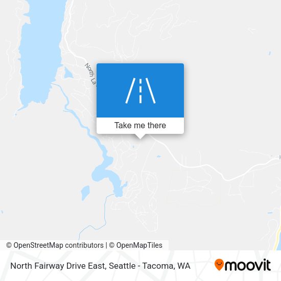 Mapa de North Fairway Drive East