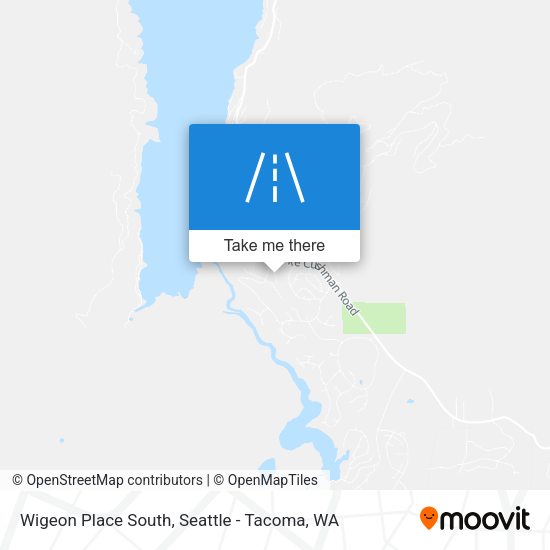 Wigeon Place South map