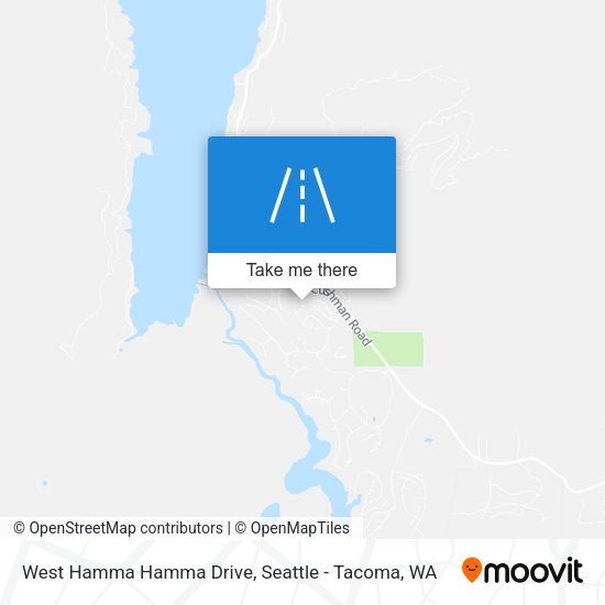 West Hamma Hamma Drive map
