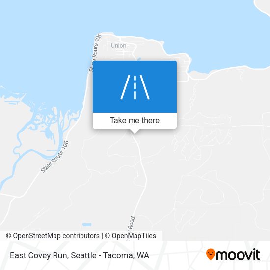 East Covey Run map