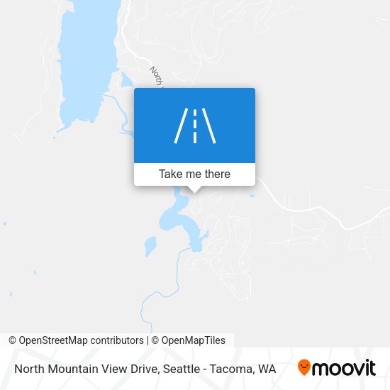 North Mountain View Drive map