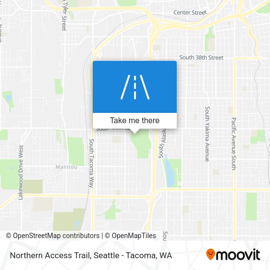 Mapa de Northern Access Trail