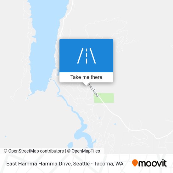 Mapa de East Hamma Hamma Drive