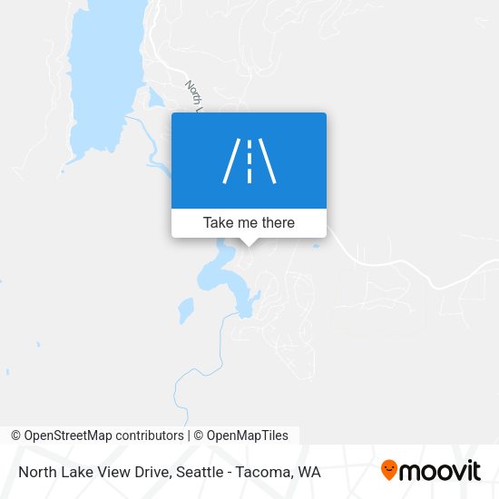North Lake View Drive map