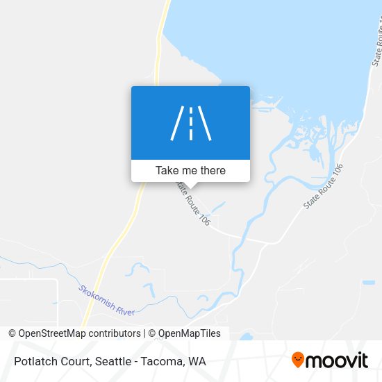Mapa de Potlatch Court