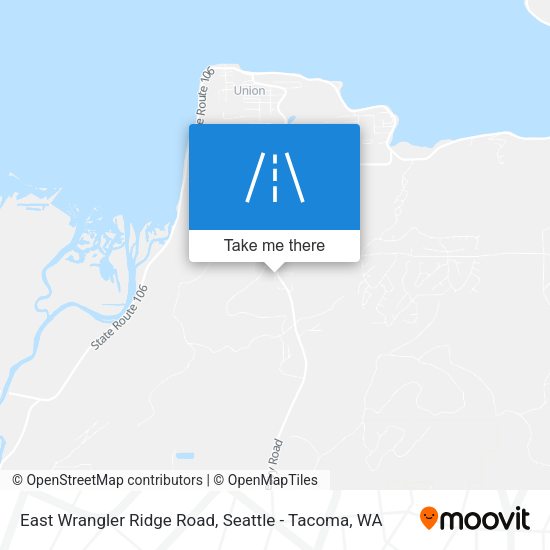 Mapa de East Wrangler Ridge Road