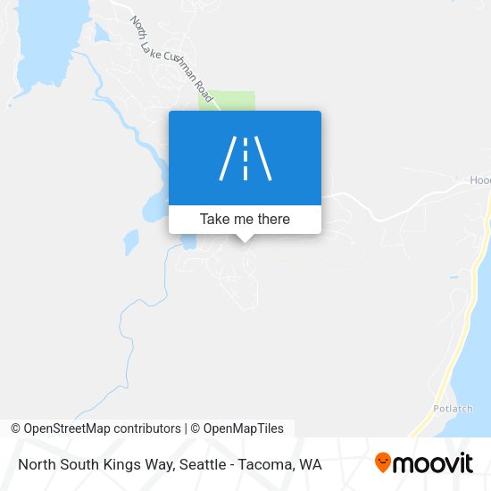 North South Kings Way map
