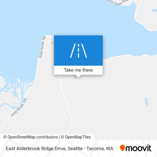 Mapa de East Alderbrook Ridge Drive