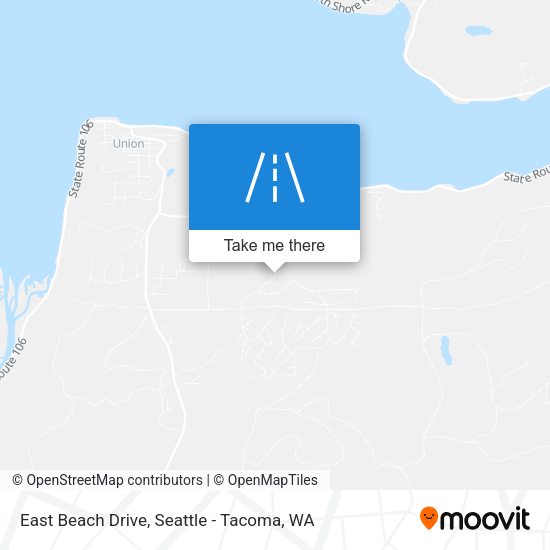 Mapa de East Beach Drive