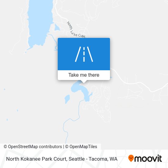 North Kokanee Park Court map