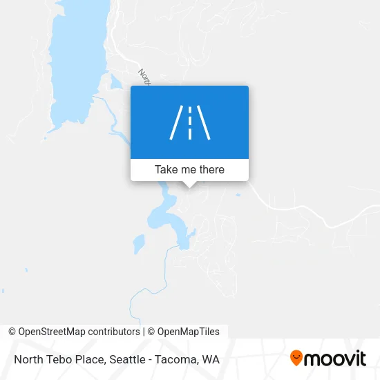 North Tebo Place map