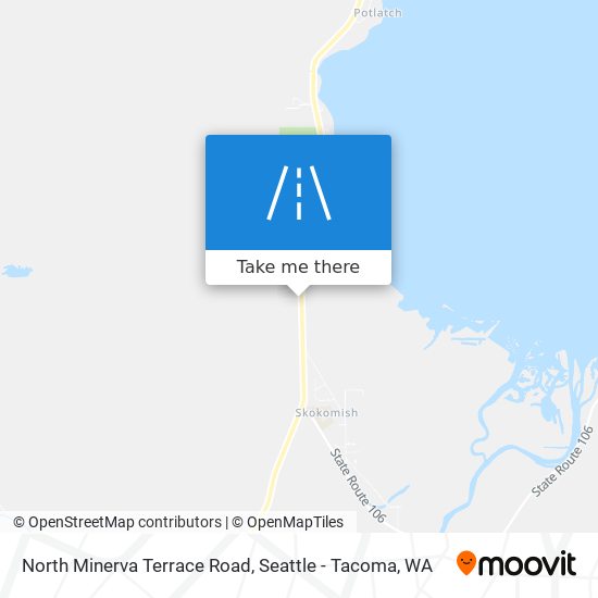 North Minerva Terrace Road map