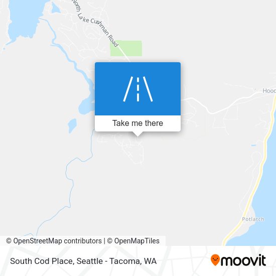 South Cod Place map