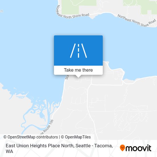 Mapa de East Union Heights Place North