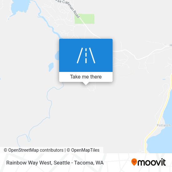 Rainbow Way West map