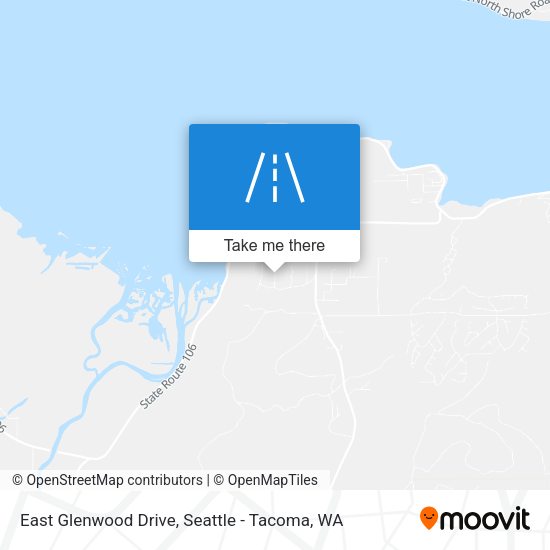 East Glenwood Drive map
