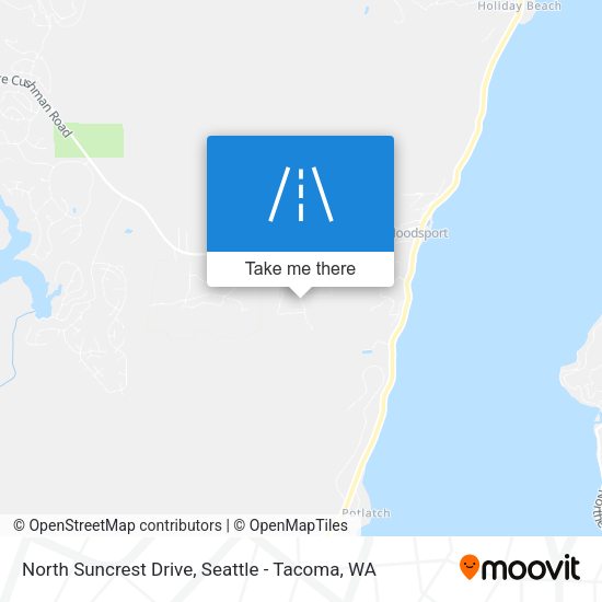 Mapa de North Suncrest Drive