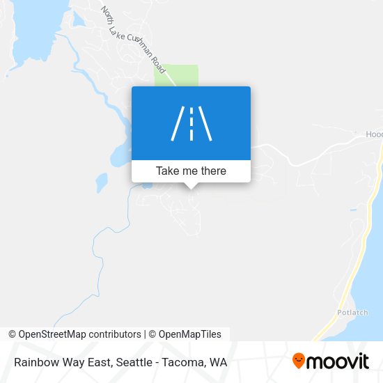 Rainbow Way East map