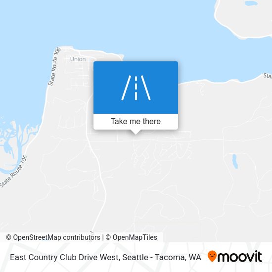 Mapa de East Country Club Drive West