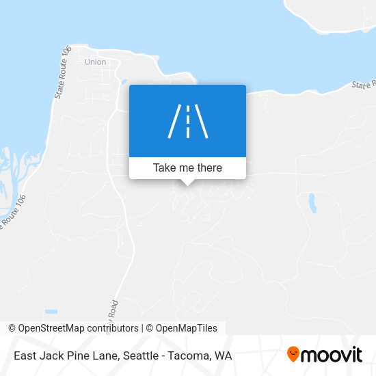 East Jack Pine Lane map