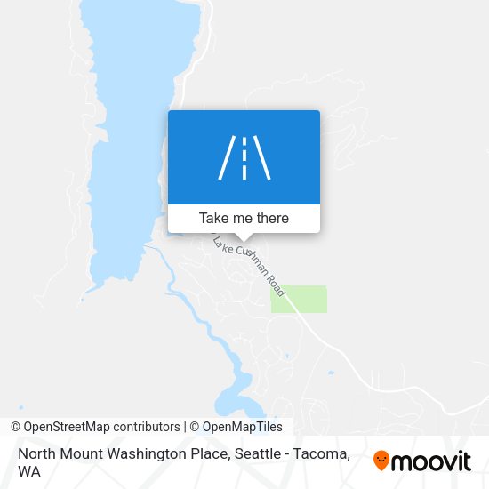 Mapa de North Mount Washington Place