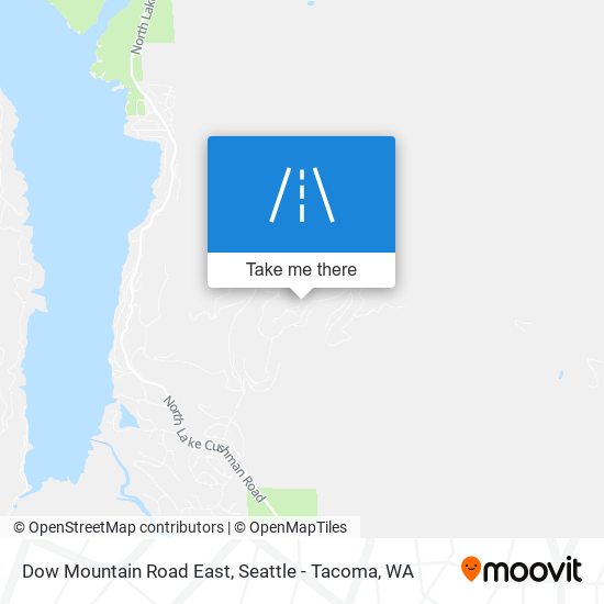 Mapa de Dow Mountain Road East