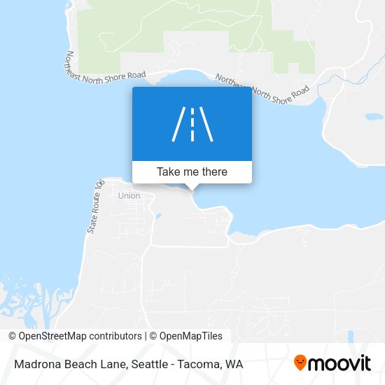 Mapa de Madrona Beach Lane