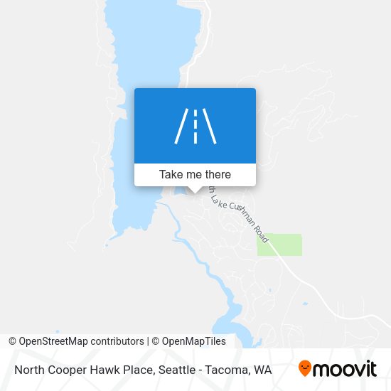 North Cooper Hawk Place map