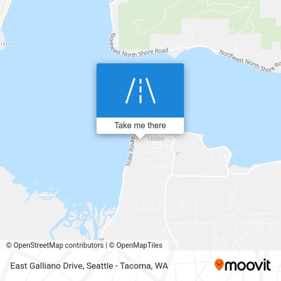 East Galliano Drive map