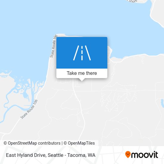 Mapa de East Hyland Drive