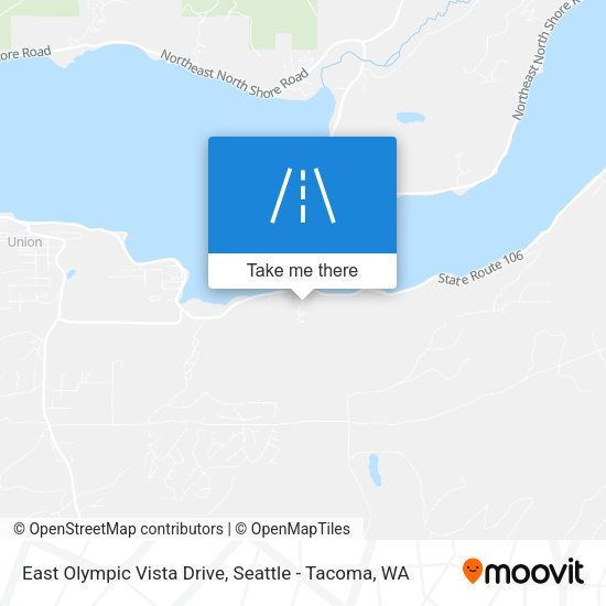 East Olympic Vista Drive map