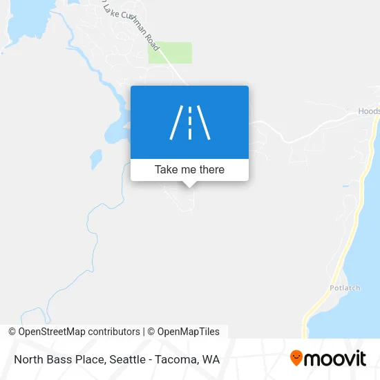 North Bass Place map