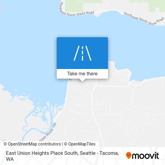 Mapa de East Union Heights Place South