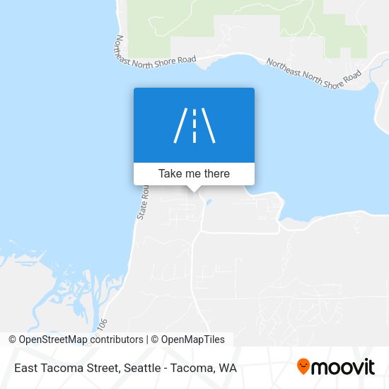 East Tacoma Street map