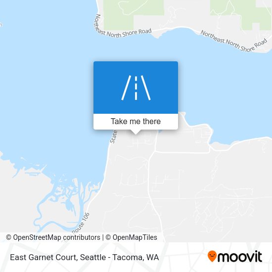 East Garnet Court map