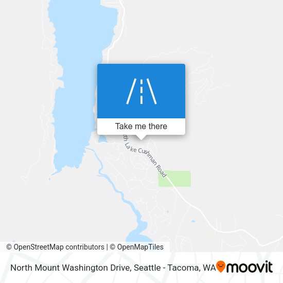 Mapa de North Mount Washington Drive
