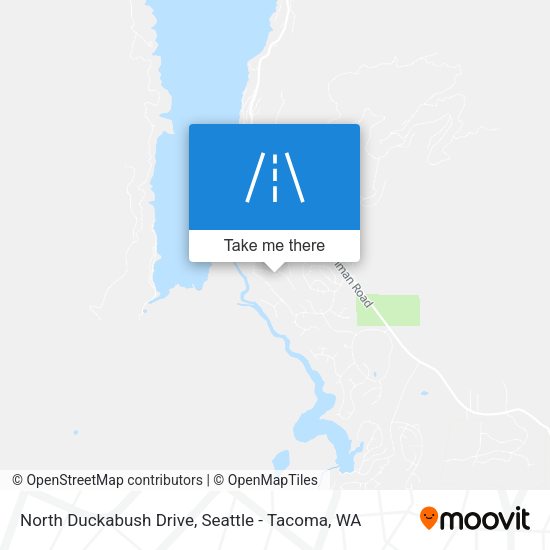 North Duckabush Drive map