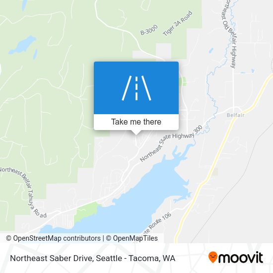 Mapa de Northeast Saber Drive