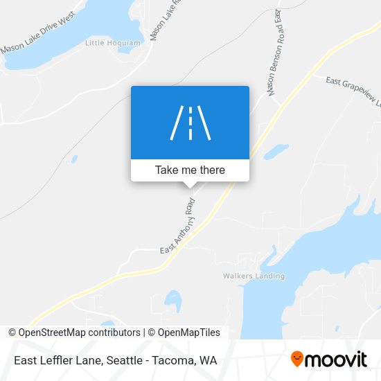 East Leffler Lane map