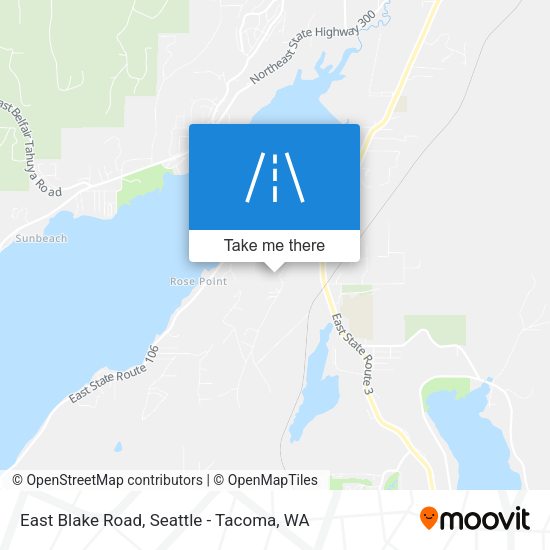 East Blake Road map