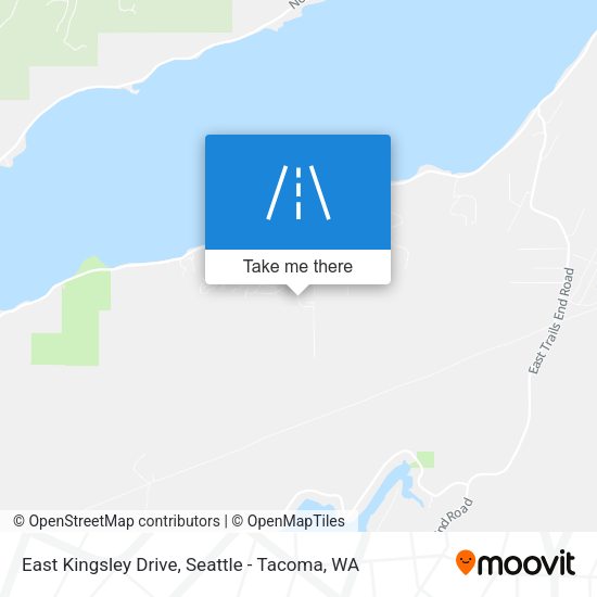 Mapa de East Kingsley Drive