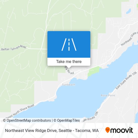 Northeast View Ridge Drive map